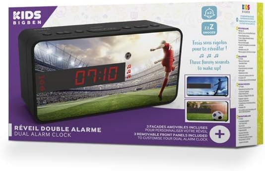 Bigben Radiowecker Kids RR16 Soccer inkl. 3 Frontblenden AU385298