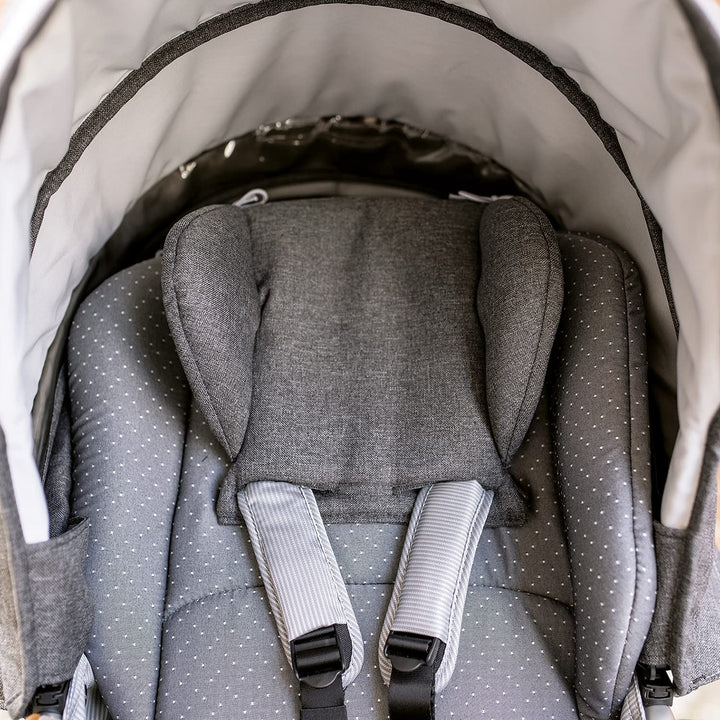 Gesslein Loop 012, Sitzauflage Kinderwagen & Buggy, universel, Wendeeinlage für Sommer & Winter, Ten