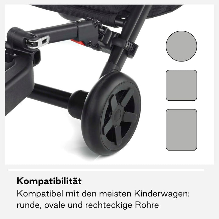 Jané Go Up Surfer, universale Kinderwagen-Plattform, bis 20 kg, einfache Montage, klappbar, rutschfe