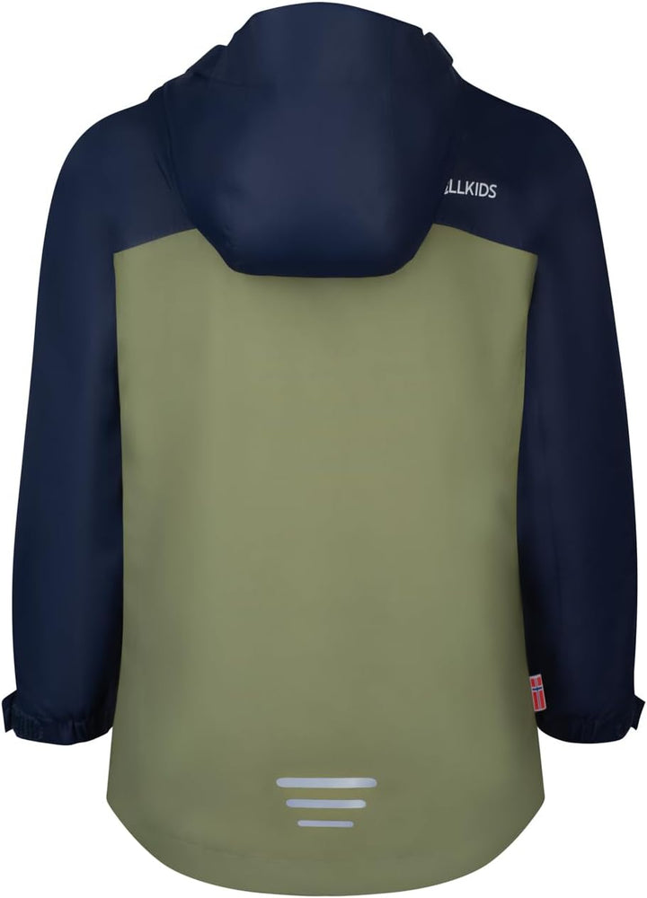 Trollkids Mädchen Bryggen wasserdichte Winddichte 3in1 Jacke 92 Marine/Dunkle Olive/Hellmagenta, 92