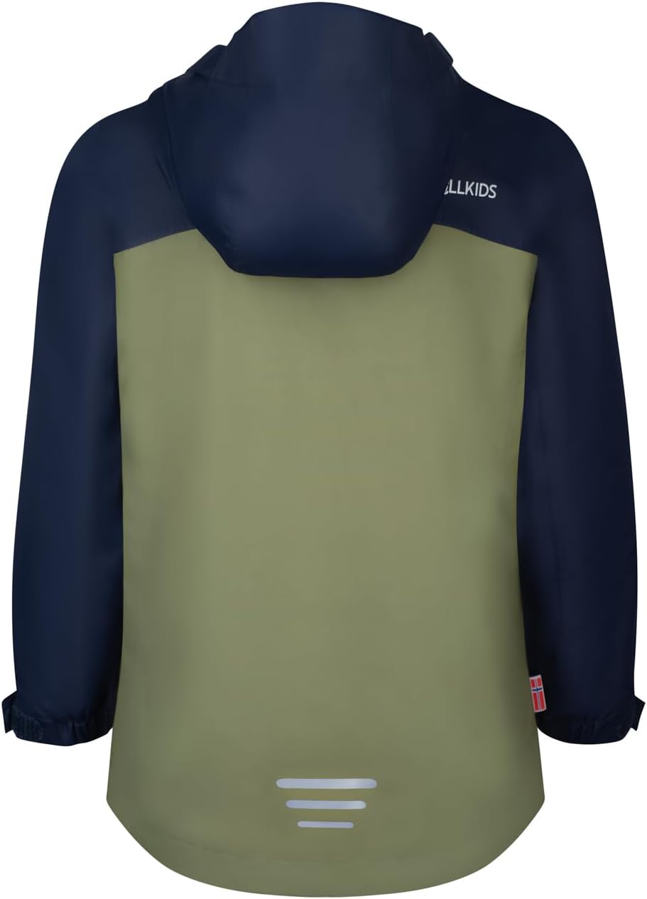 Trollkids Mädchen Bryggen wasserdichte Winddichte 3in1 Jacke 98 Marine/Dunkle Olive/Hellmagenta, 98