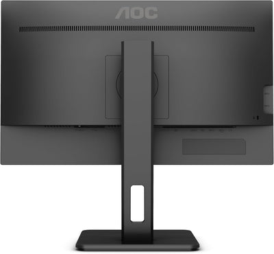 AOC Q24P2Q - 24 Zoll QHD Monitor, höhenverstellbar (2560x1440, 75 Hz, VGA, HDMI, DisplayPort, USB Hu