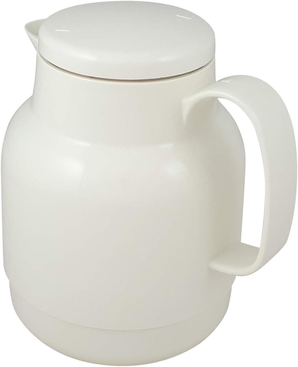 Helios Mondo Kunststoff-Isolierkanne, weiss, 1,3 Liter 1,3 Liter Weiss, 1,3 Liter Weiss