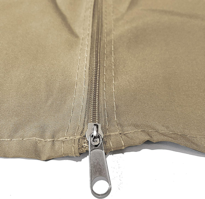 QUICK STAR 2 Seitenteile mit RV 300x195cm für Pavillons 3x3m Seitenwand Beige RAL 1001