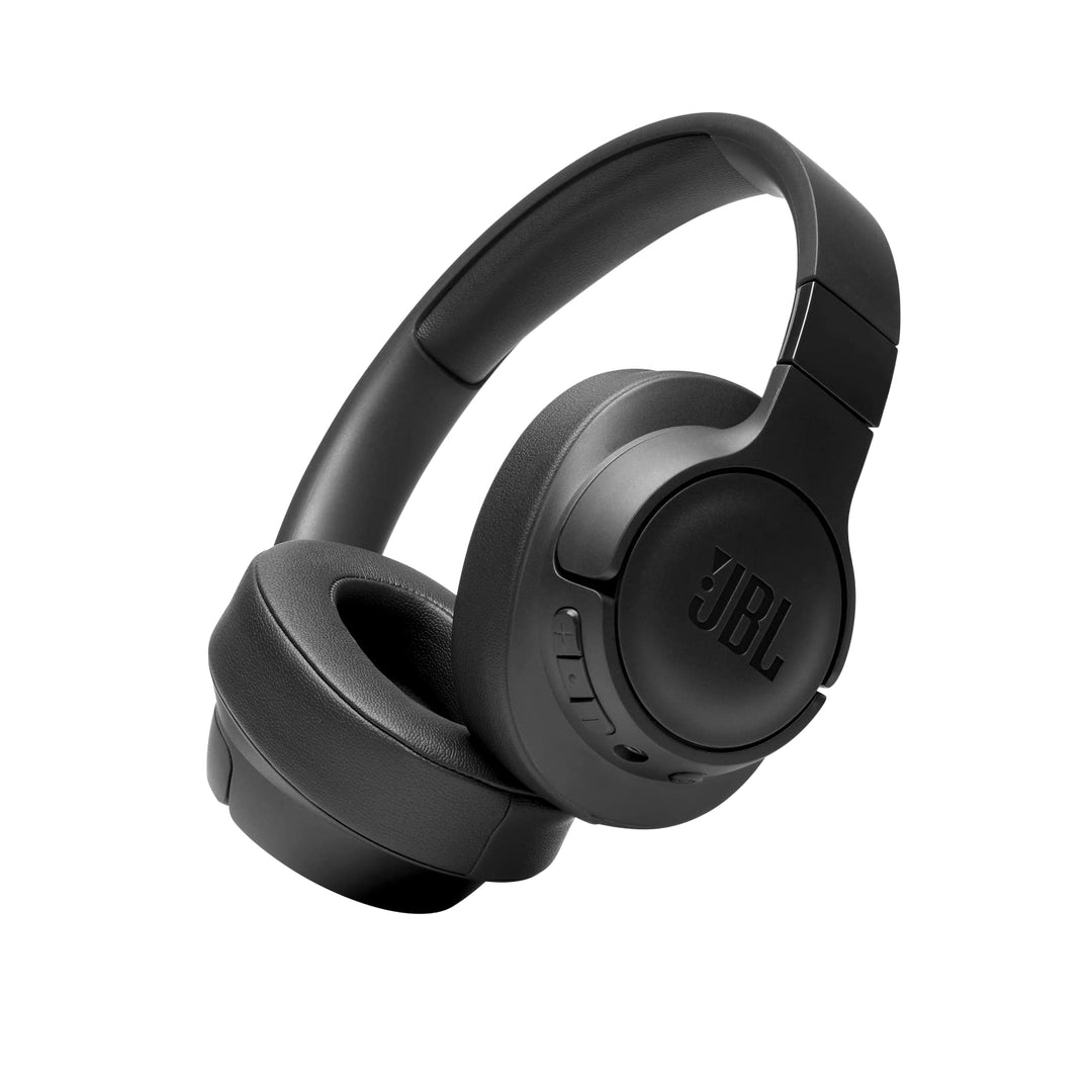 JBL Tune 710 BT – Faltbare Bluetooth Over-Ear Kopfhörer in Schwarz – Kabellose Ohrhörer mit JBL Pure