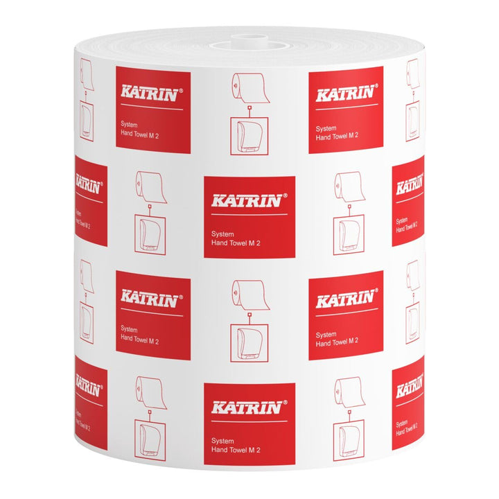 Katrin 460102 Classic System M2 Handtuchrolle, 2-lagig (6-er Pack) 6 stück (1er Pack) Single, 6 stüc