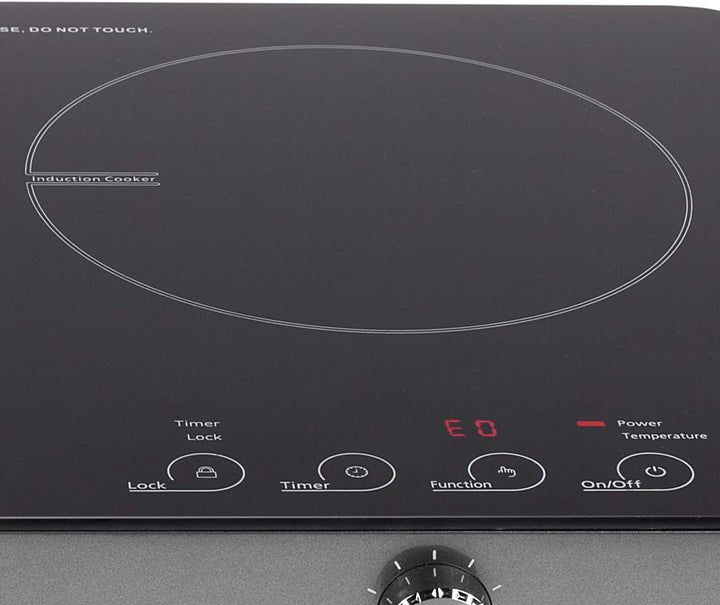 Princess Induktionsdoppelkochplatte mit Touchbedienfeld – LED-Display, 1800 + 1300 Watt, Einzelbedie