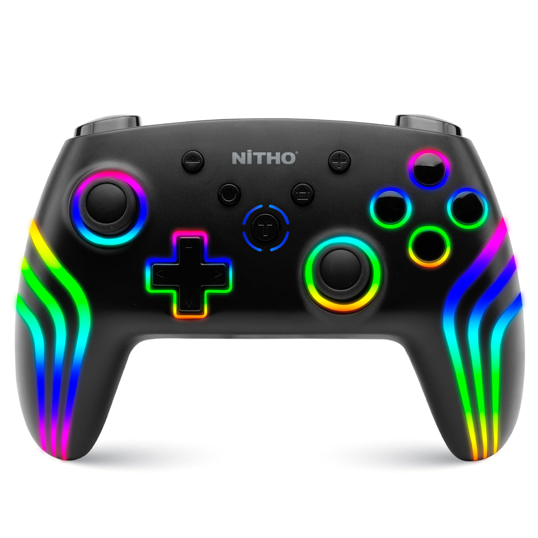 NITHO NEXUS Wireless Controller Kompatibel mit Switch/Switch 2/Lite/OLED/PC/Android, Gamepad mit 6 A