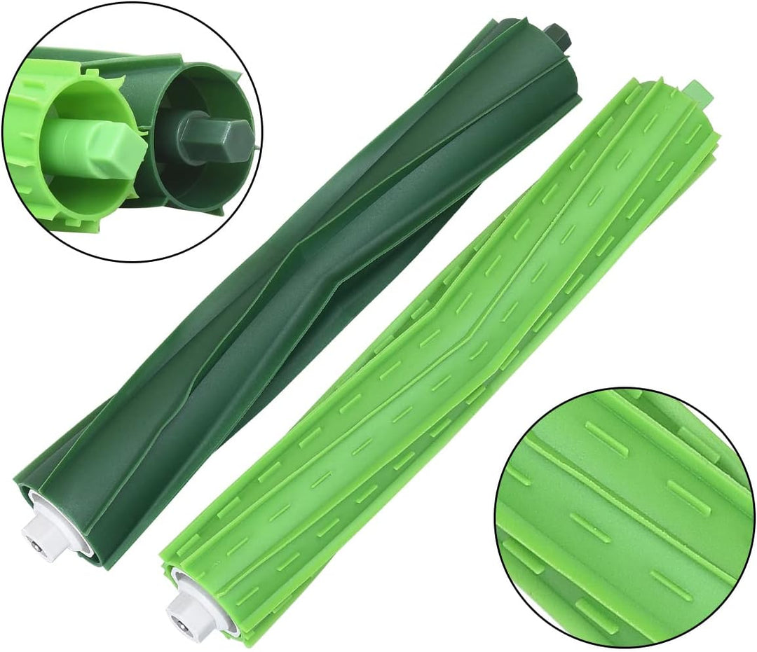 2 Set Rollen Bürste für iRobot Roomba i7 i7+ i8 E5 E6 E7 | Multibodenbürsten, Ersatzteile Zubehör fü