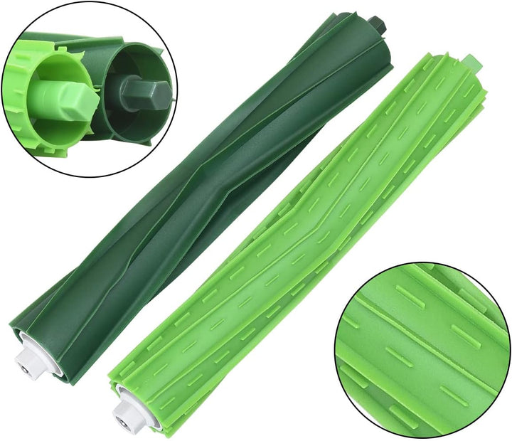 2 Set Rollen Bürste für iRobot Roomba i7 i7+ i8 E5 E6 E7 | Multibodenbürsten, Ersatzteile Zubehör fü