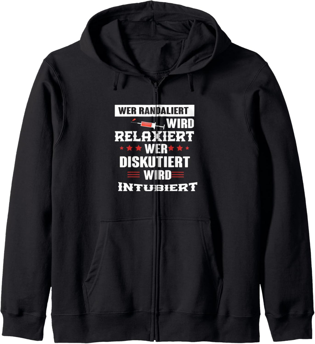 Klinik, Intensivstation,Krankenschwester,Arzt,Doktor, Spruch Kapuzenjacke