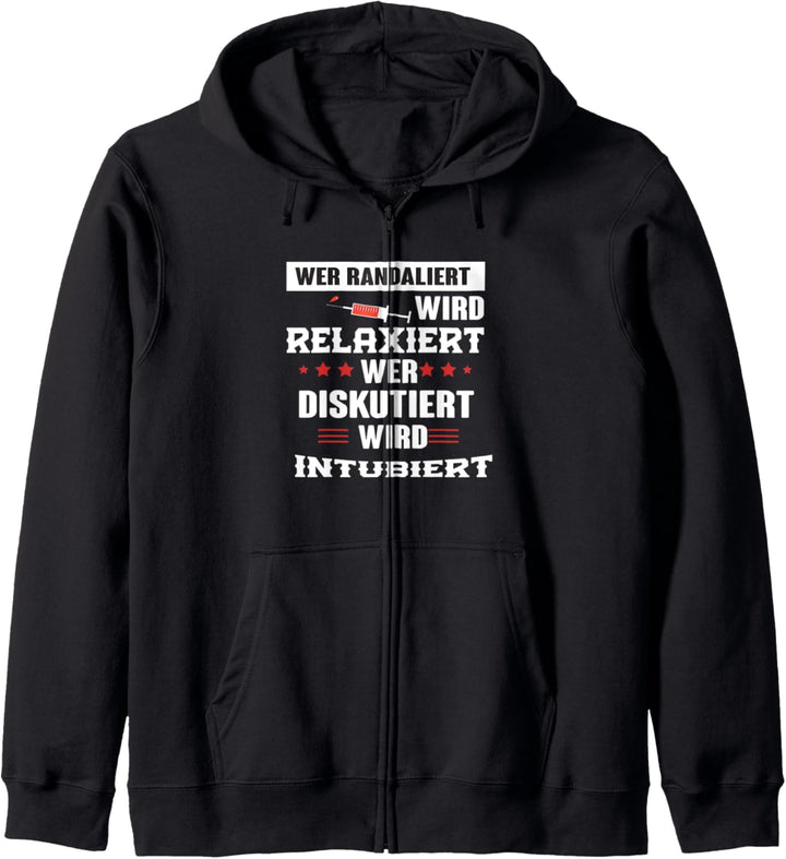 Klinik, Intensivstation,Krankenschwester,Arzt,Doktor, Spruch Kapuzenjacke