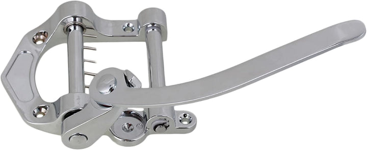 Yibuy Tremolo-Einheit für E-Gitarre, Zinklegierung, 224 x 98 mm, silberfarben Silver, Silver