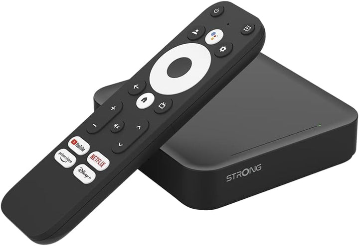 STRONG LEAP-S3 | Google TV-Box mit Android 11 | 4K UHD-Auflösung | Bluetooth-Sprachfernbedienung und