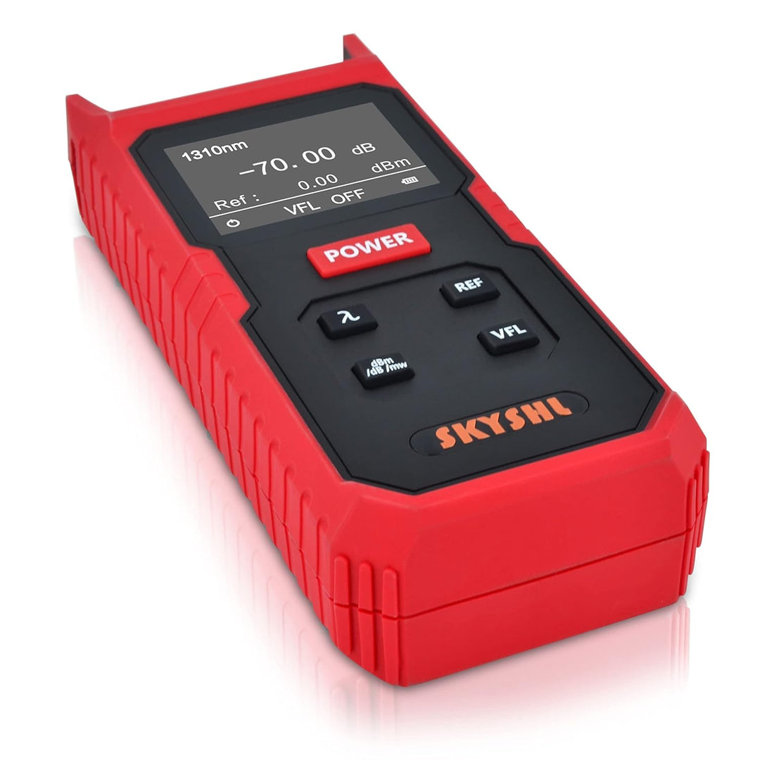 800nm~1700nm Optisches Leistungsmessgerät(Eingebaute VFL) -70~+8dBm FTTH Optical Fiber Power Meter m