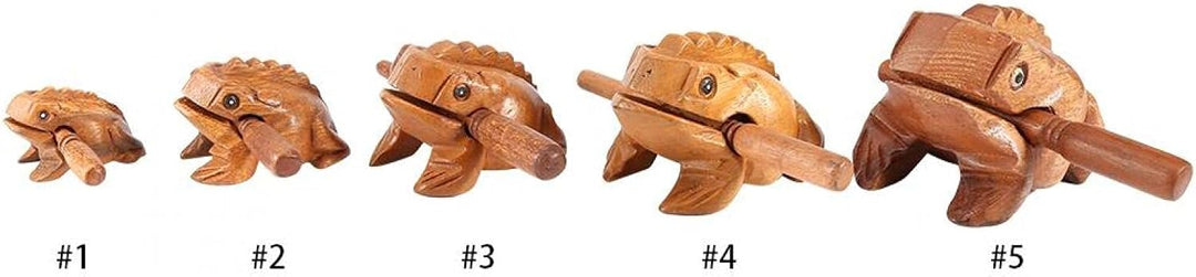 Tyenaza Hölzern Frosch Musikinstrument Knackfrosch Holzfrosch Thailand Traditionelles Handwerk Holz