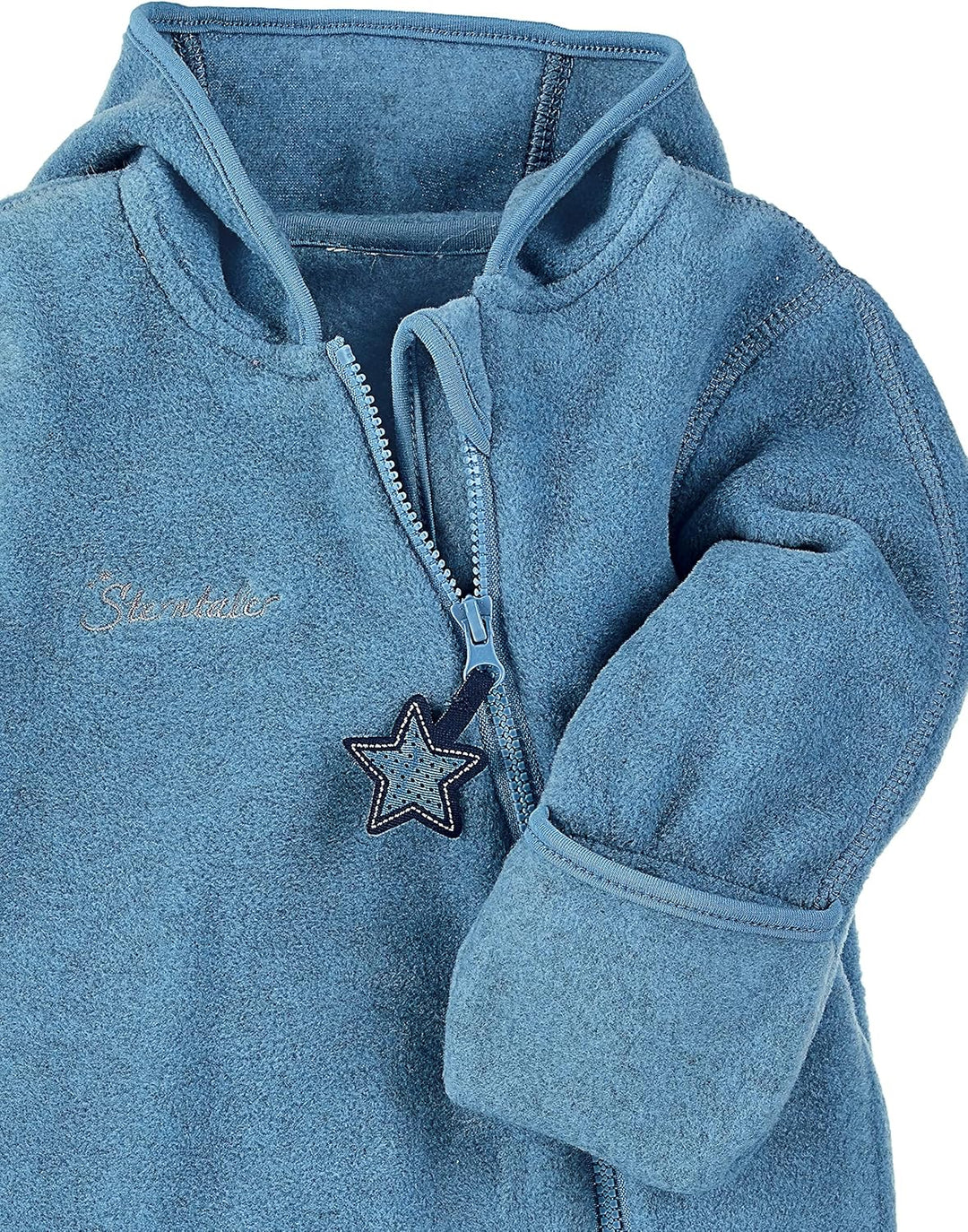 Sterntaler Baby-Jungen Overall Strampler 62 Mittelblau, 62 Mittelblau