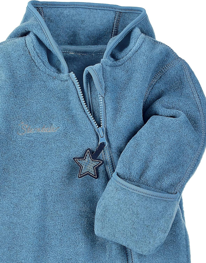 Sterntaler Baby-Jungen Overall Strampler 62 Mittelblau, 62 Mittelblau