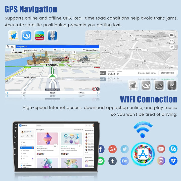 Inefala 8 Kern 6G+128G Android 15 Autoradio für Renault Megane 3 2009-2014 mit Wireless Carplay Andr