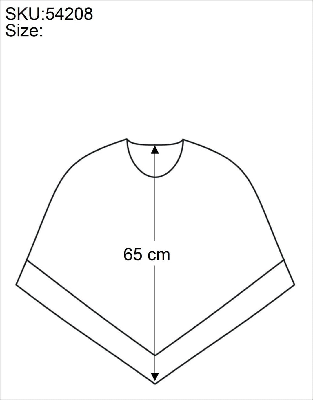 GURU SHOP Cape, Ethno Poncho, Andenponcho, Herren/Damen, Schwarz, Baumwolle, Size:One Size Einheitsg