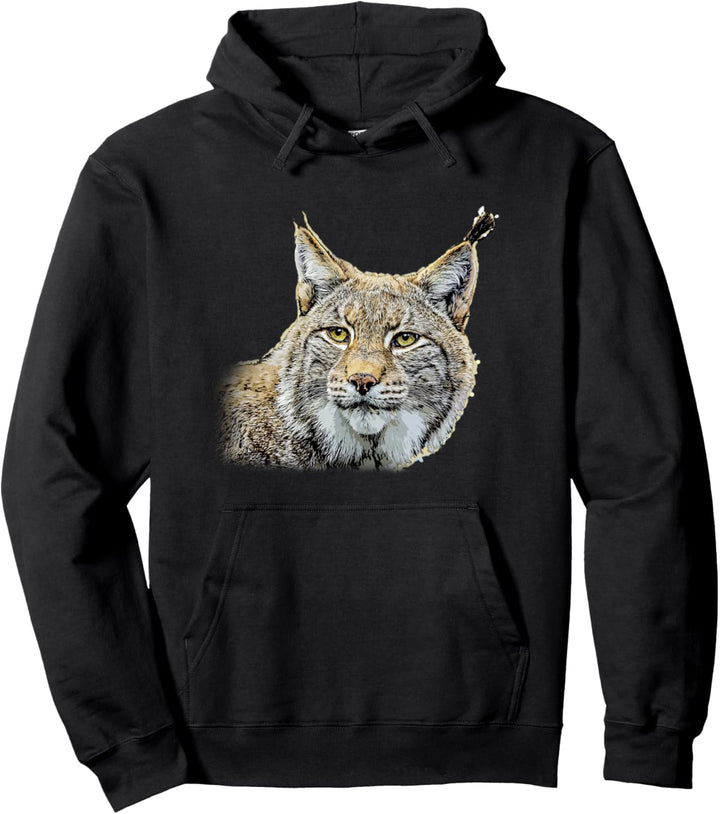 Luchs Design Luchse Wildkatzen Geschenk Pullover Hoodie