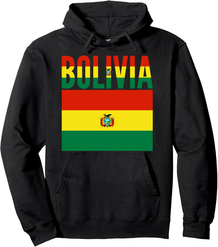 Bolivien - Bolivien Länderflagge Pullover Hoodie
