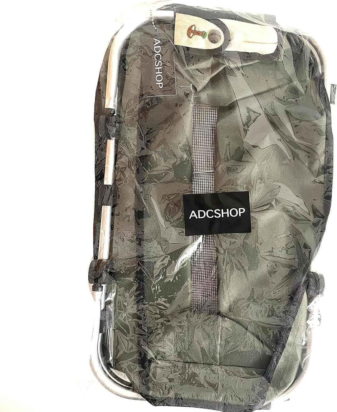 ADCSHOP - Pilzkorb und Pilzmesser Set zum Sammeln von Pilzen und Früchten - faltbar, strapazierfähig