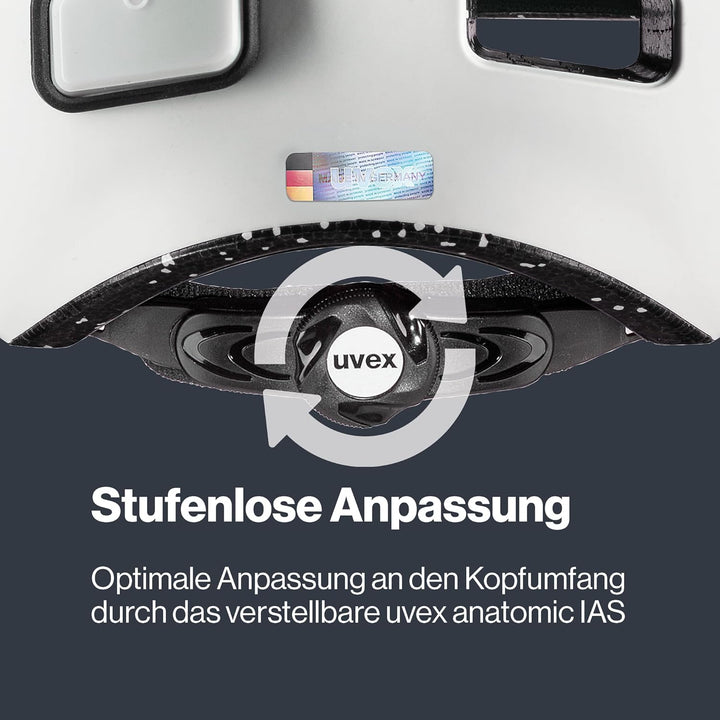 Uvex City 4 Fahrrad Helm matt weiss 2024 58-61 cm, 58-61 cm