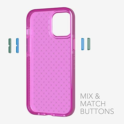 tech21 Evo Check Schutzhülle für Apple iPhone 12 Pro Max 5G mit 3,6 m Fallschutz, Mystical Fuchsia i