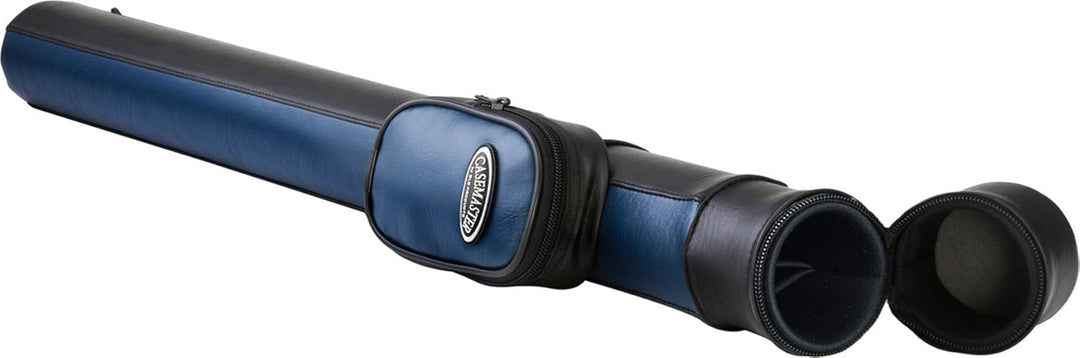Casemaster Racks/Futons Q-Vault Classic Billard-/Poolqueue-Hartschalenkoffer Blau, Blau