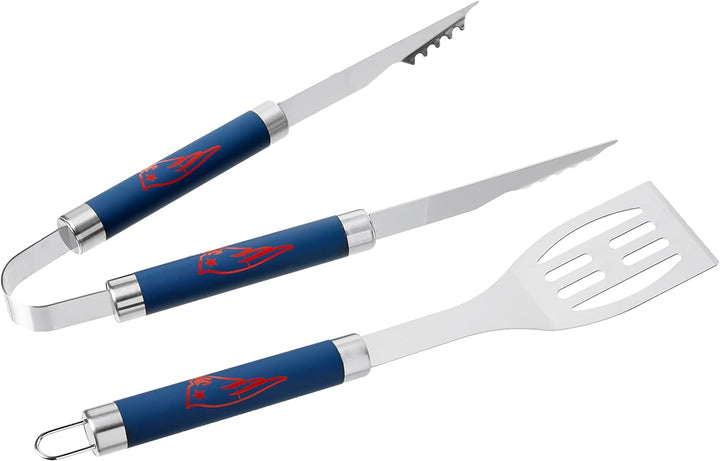 The Northwest Company NFL New England Patriots Grillutensilien-Set, Einheitsgrösse, Teamfarben