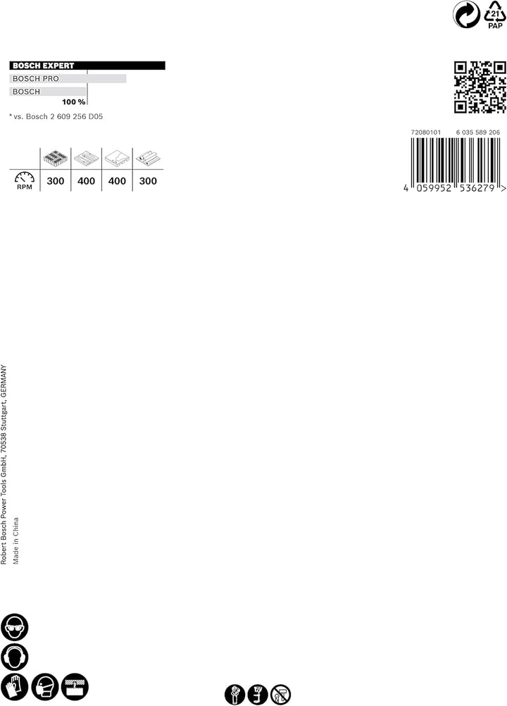 Bosch Accessories 1x Expert Construction Material Lochsäge (für Weichholz, Ø 105 mm, Zubehör Schlagb
