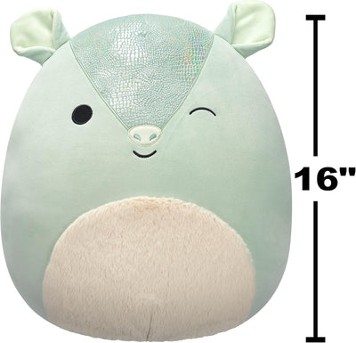 Squishmallows SQCR06649 - Arilla das Gürteltier 40 cm, offizielles Kelly Toys Plüsch, superweiches K