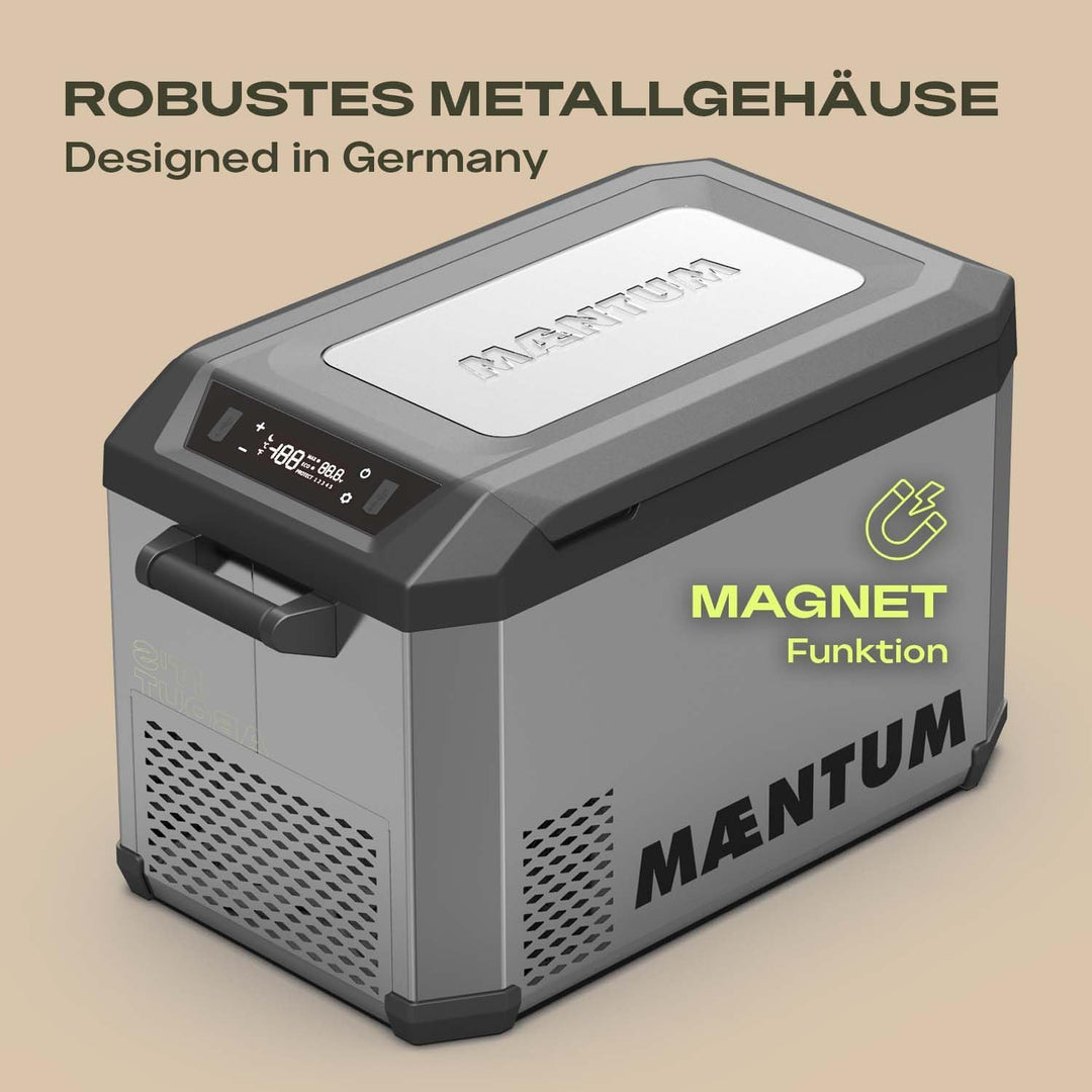 by Plug IN Festivals - Elektrische Kühlbox - Kompressor Kühlbox 12V 230V, USB & App-Steuerung - leis