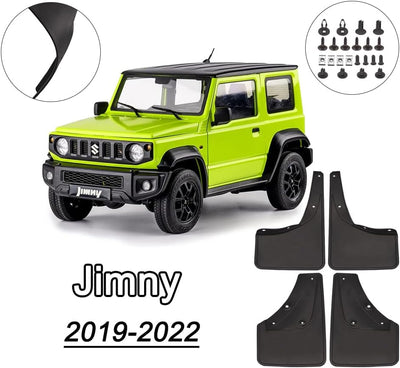 Blueshyhall Auto Schmutzfänger, Kotflügel für Jimny JB64 JB74 2019-2023, 4 Stück Auto Spritzschutz S