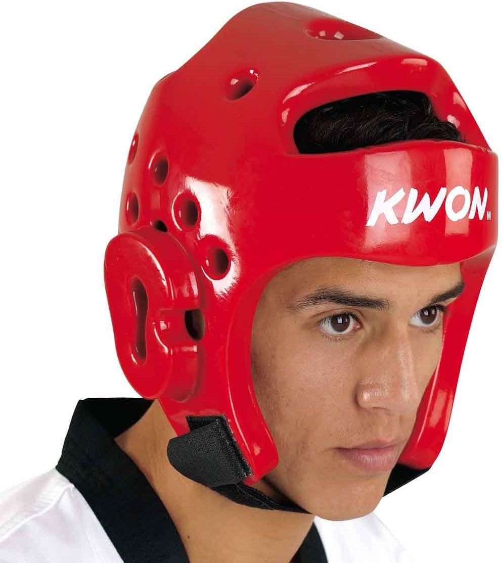 KWON Kopfschutz PU M rot
