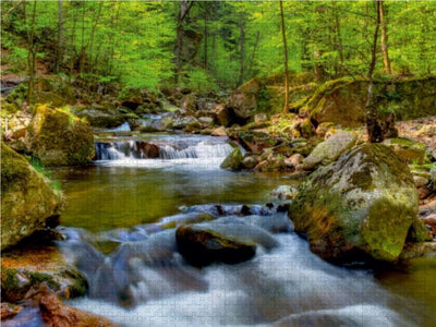 CALVENDO Puzzle Ilsetal bei Ilsenburg 1000 Teile Lege-Grösse 64 x 48 cm Foto-Puzzle Bild von Steffen