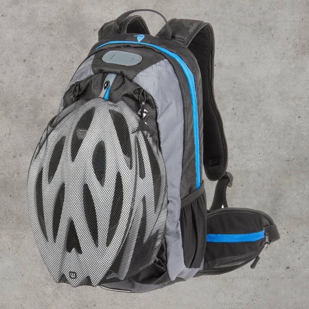 M-Wave BP BACK Biker Spezial-rucksack ohne Trinkblase Blau, ohne Trinkblase Blau