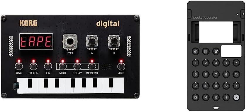 KORG Nu:Tekt NTS-1 Digital Synth Kit & Teenage Engineering CA-X, Universelles Case für Pocket Operat