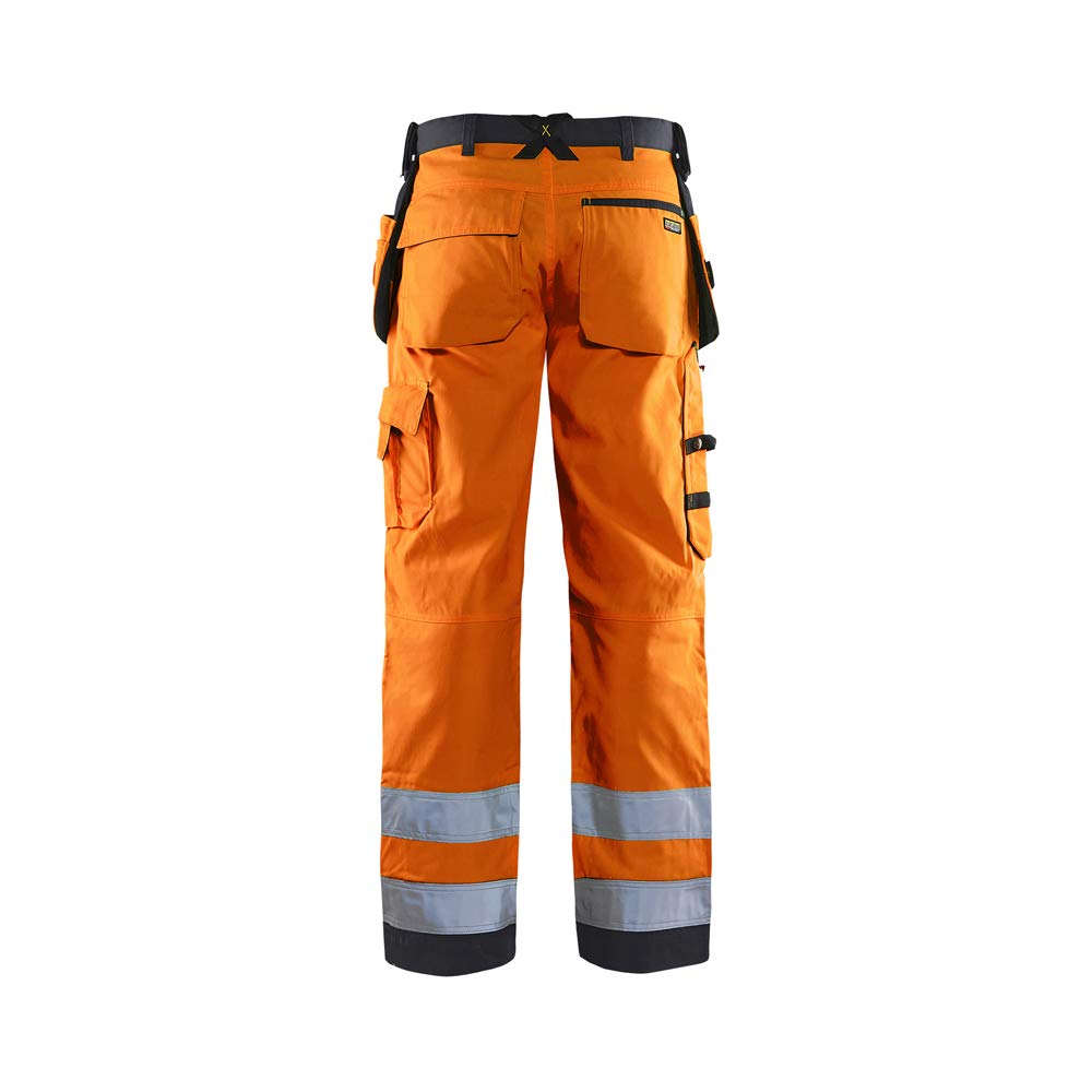 Blaklader 156818115349D112 Handwerker Arbeitshose, High Vis Orange/Grün, Grösse D112