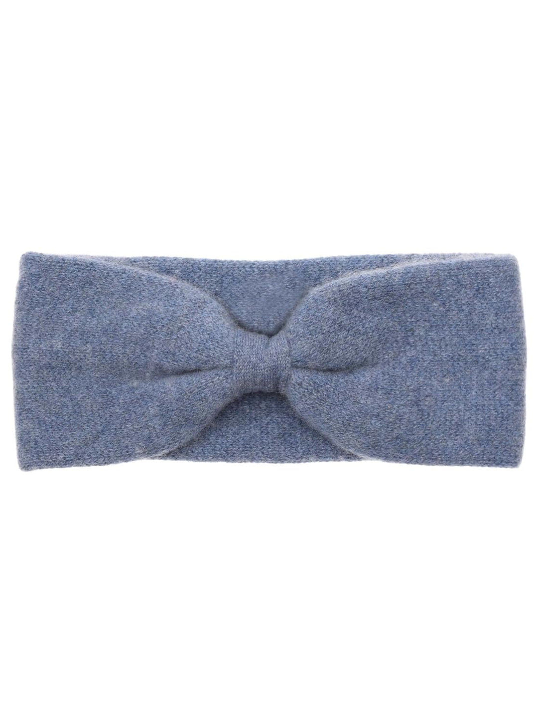 Zwillingsherz Stirnband aus 100% Kaschmir - Hochwertiges Kopfband im Uni Design für Damen Frauen Mäd
