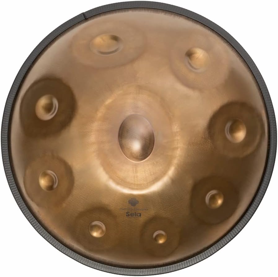 Sela SE201 Harmony Handpan D Kurd Stainless Steel + Patera Pflege-Öl