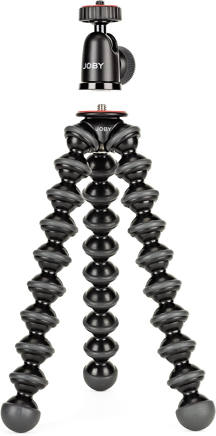 JOBY GorillaPod 1K GripTight Mount PRO Kit. Kompaktes, flexibles Stativ 1K und Kugelkopf 1K mit verr