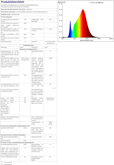 Mextronic 8-Watt-Stromschienenstrahler/Schienenleuchte Warmweiss