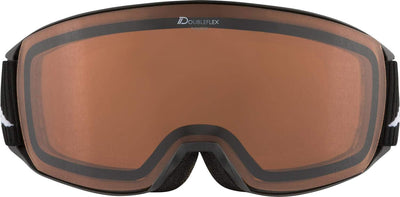 ALPINA NAKISKA - Beschlagfreie, Extrem Robuste & Bruchsichere OTG Skibrille Mit 100% UV-Schutz Für E