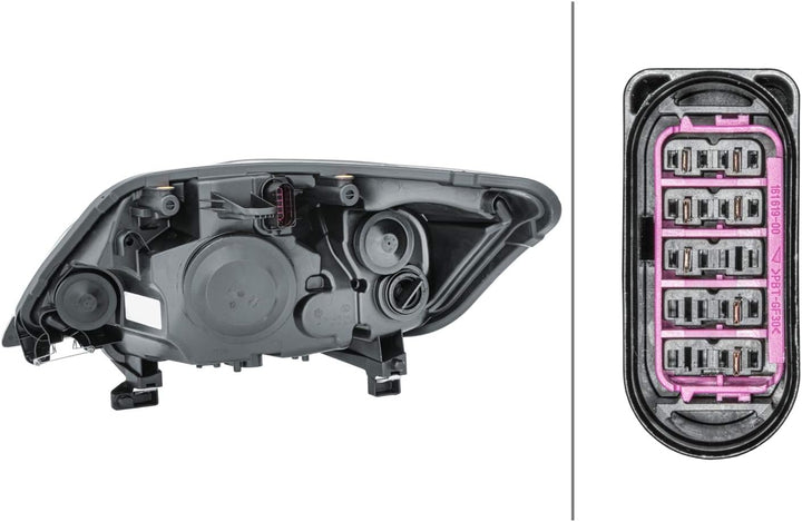 HELLA 1EJ 009 696-721 FF/Halogen-Hauptscheinwerfer - rechts - für u.a. Ford Kuga I Rechts (Beifahrer
