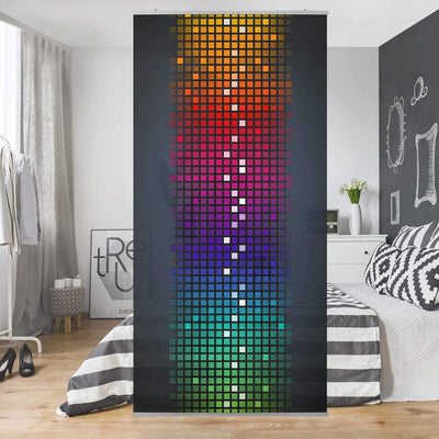 Bilderwelten Raumteiler Spectrum 250x120cm inkl. transparenter Halterung 250x120cm incl. transparent