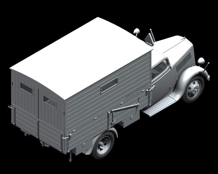 ICM 035402 Opel Modellbau, Hobby, Zusammenbau, detailliert, grau, Mittel