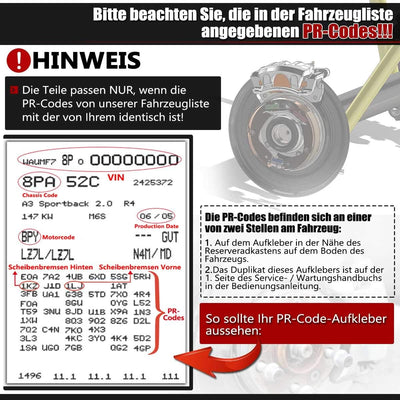 Frankberg Bremssattel Bremszange Vorderachse Rechts Kompatibel mit Multi.van V/VI 2.0L 2009-2020 Tra