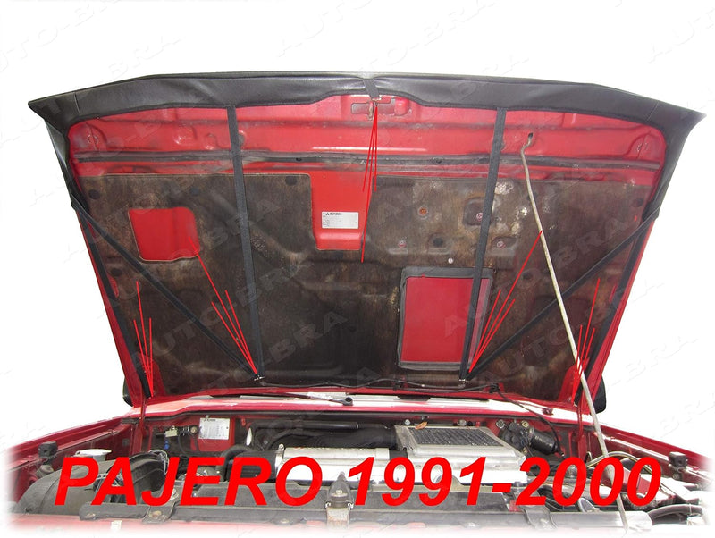 AB-00836 CARBON OPTIK Auto Bra kompatibel mit Mitsubishi PAJERO - SHOGUN - MONTERO Bj. 1990-2000 Hau